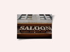 Vintage Saloon Sign