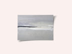 Serene Horizon with Soft Gray and White Tones