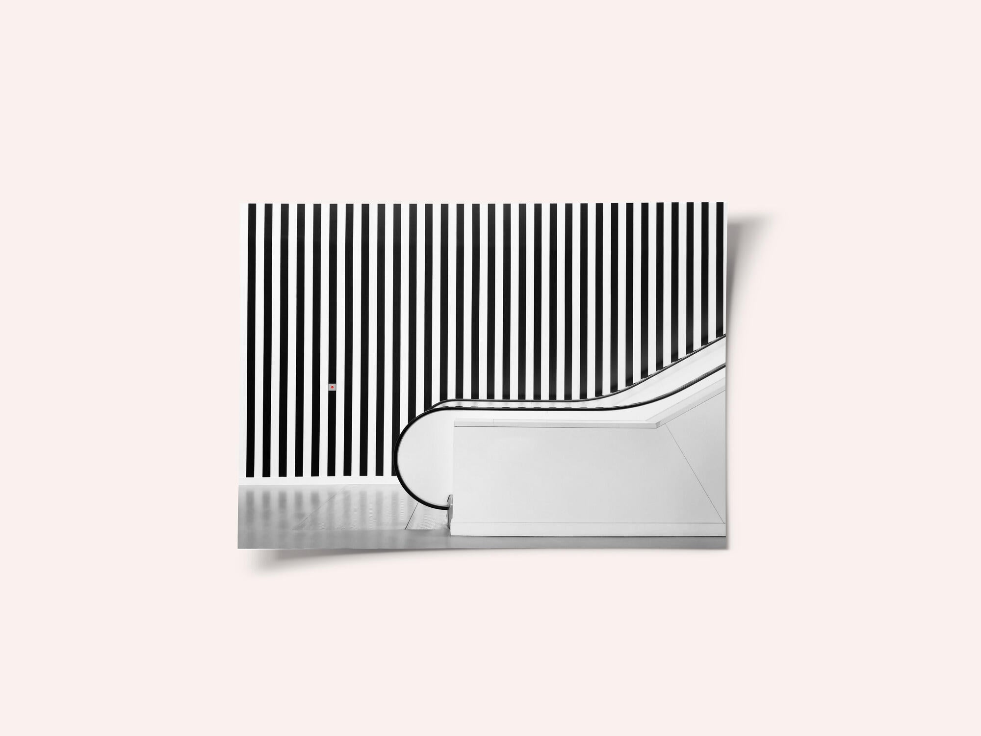 Vertical Stripes Escalator