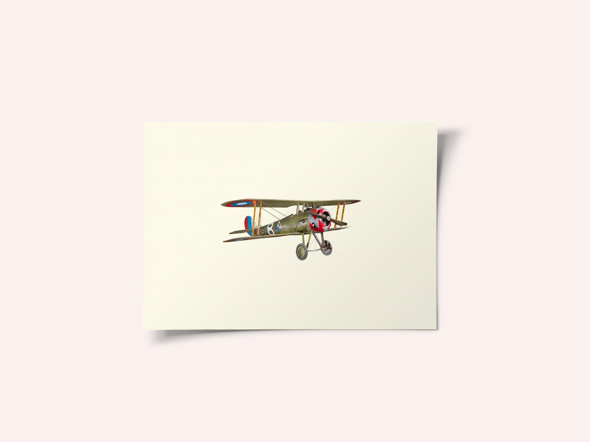Vintage Biplane Model
