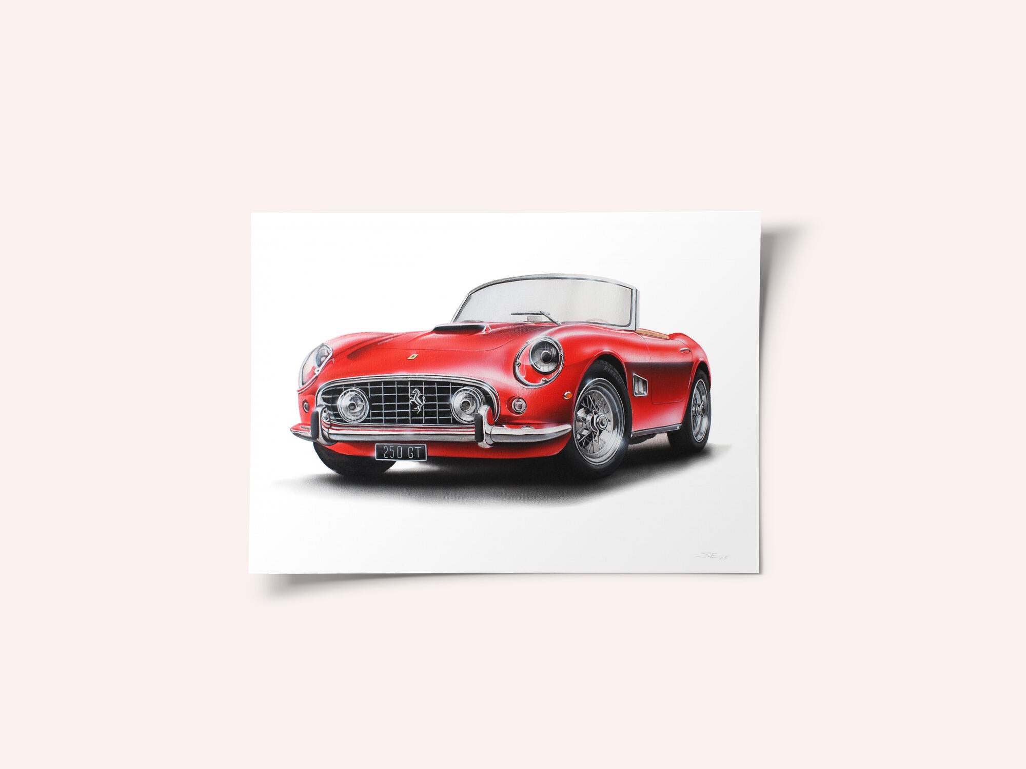 Classic Red Sports Car
