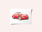 Red Classic Sports Car
