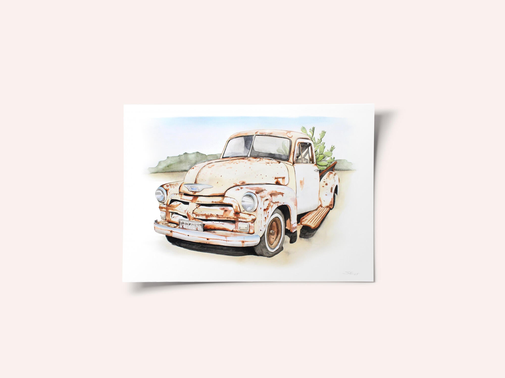 Rusty Desert Pickup
