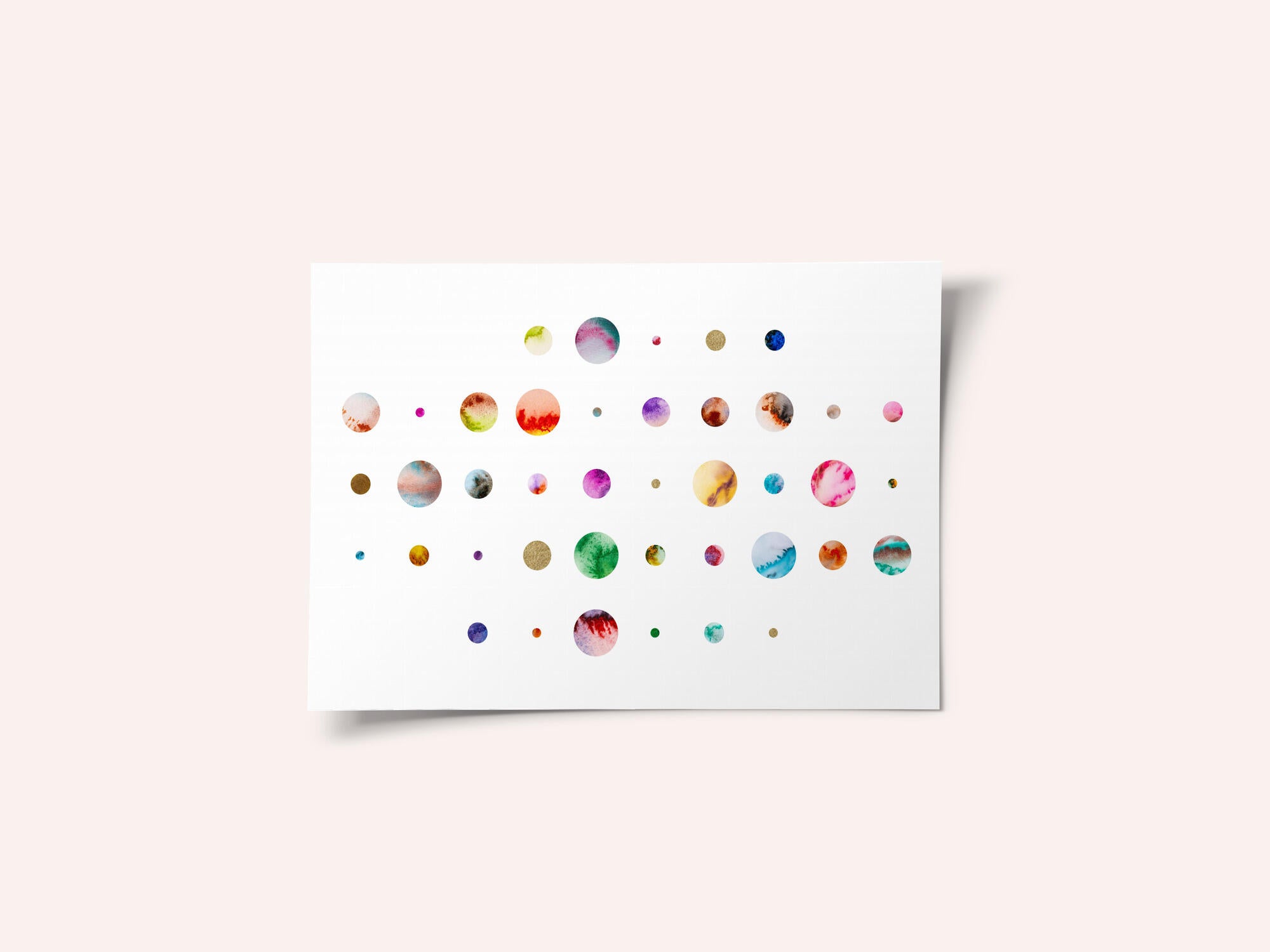 Colorful Watercolor Circles