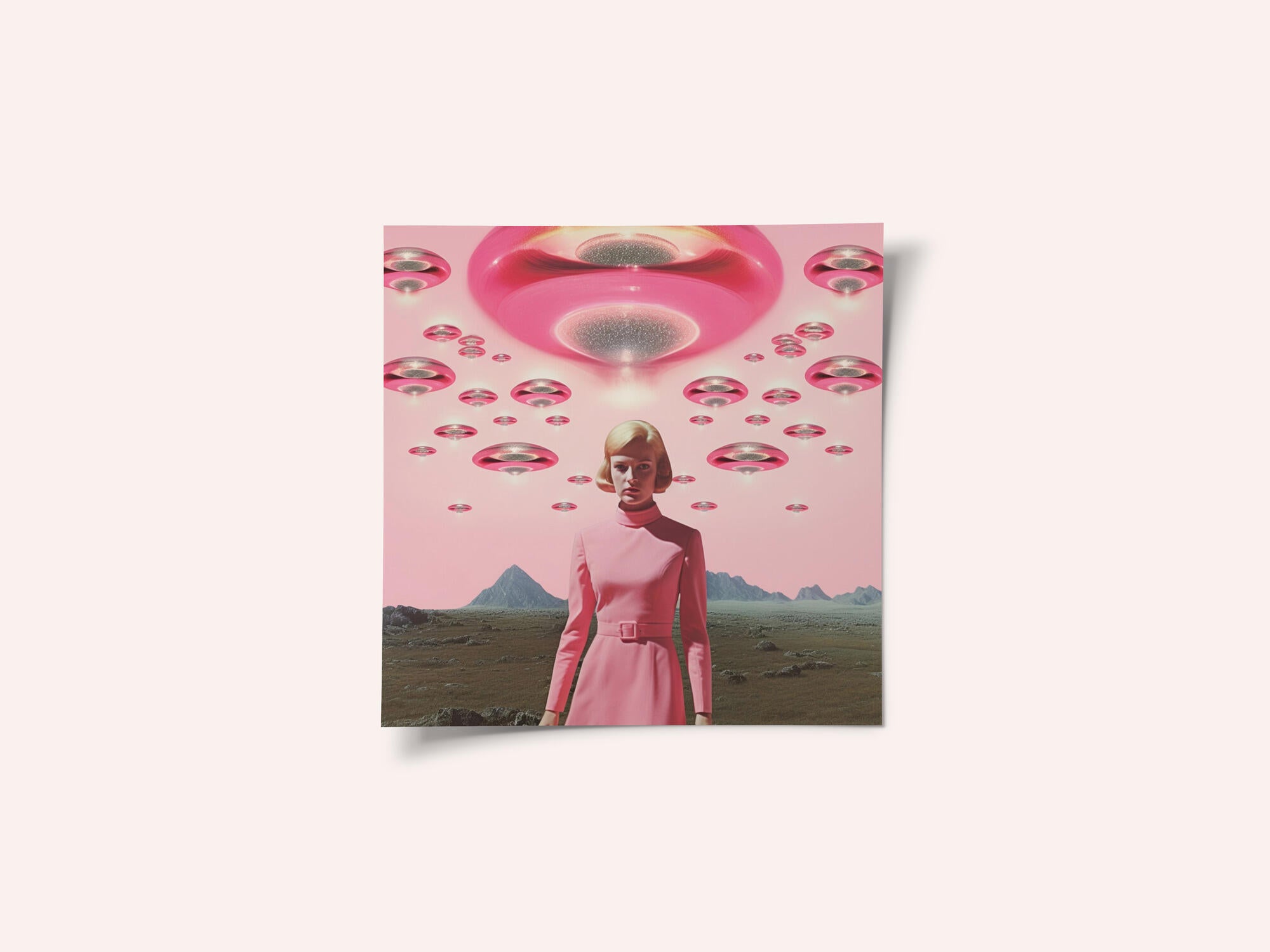 A Woman with Cosmic Elements
