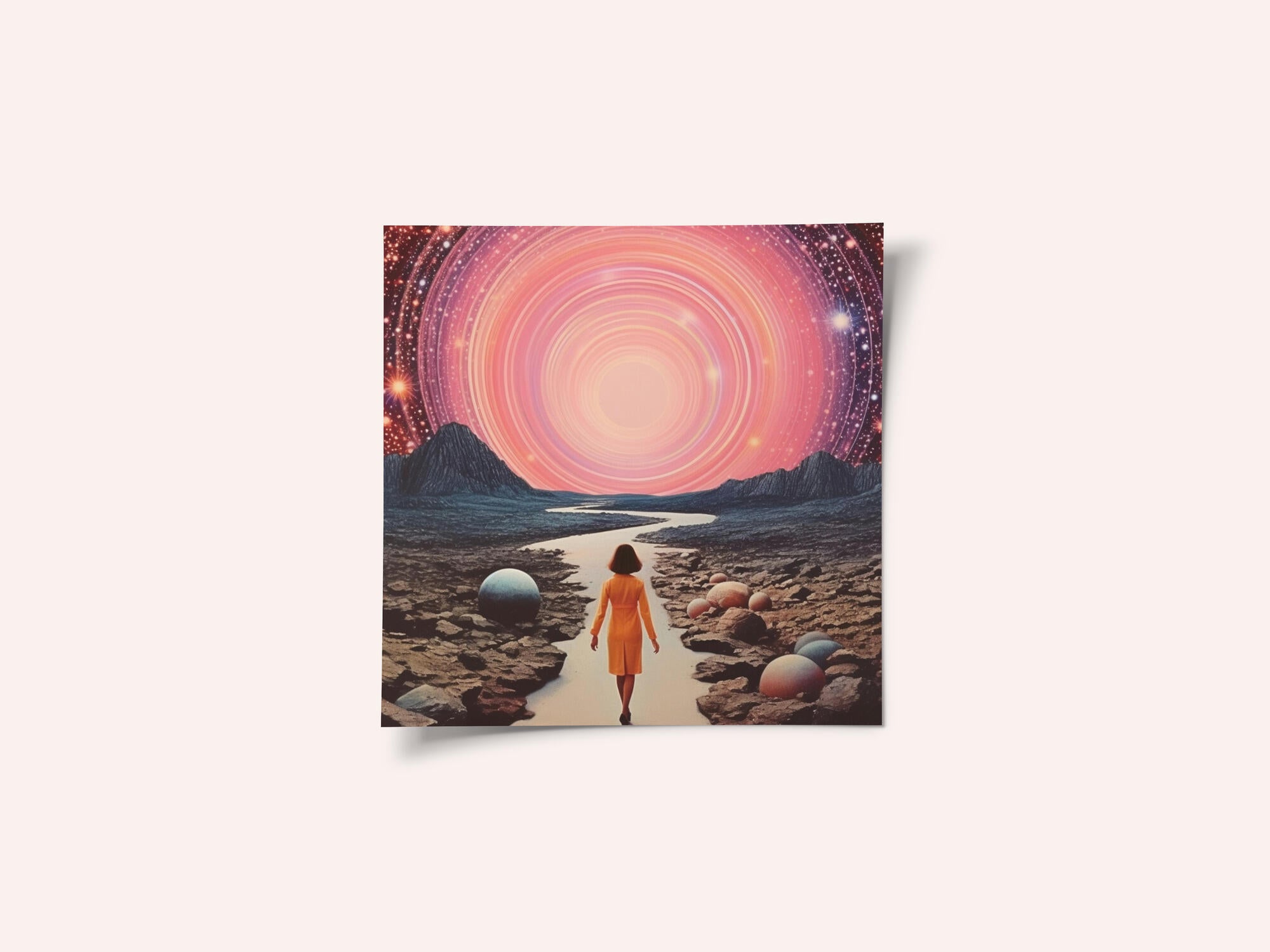 Portal Power Space Collage Art