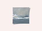 Dynamic Ocean Waves Under a Cloudy Sky