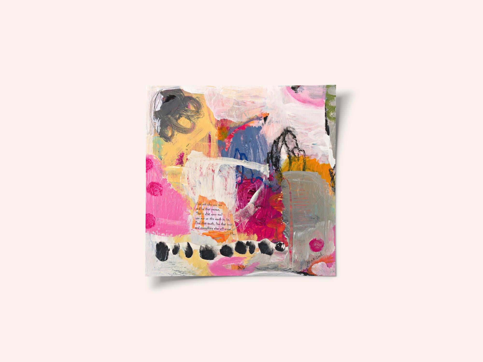 Inspirational Abstract Collage