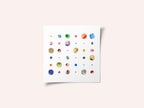 Watercolor Planets