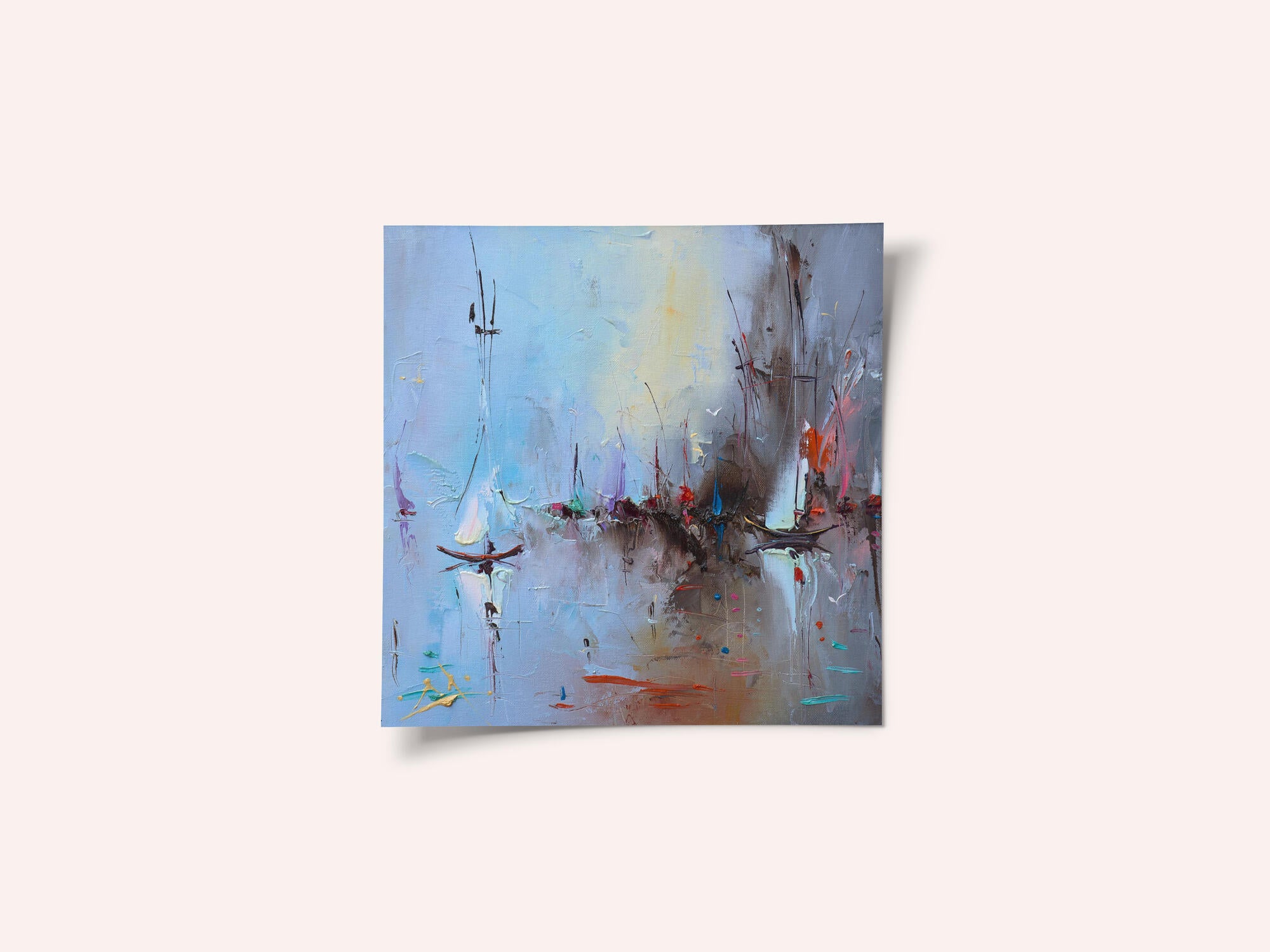 Abstract Marina Boats