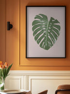 Monstera Leaf Blush