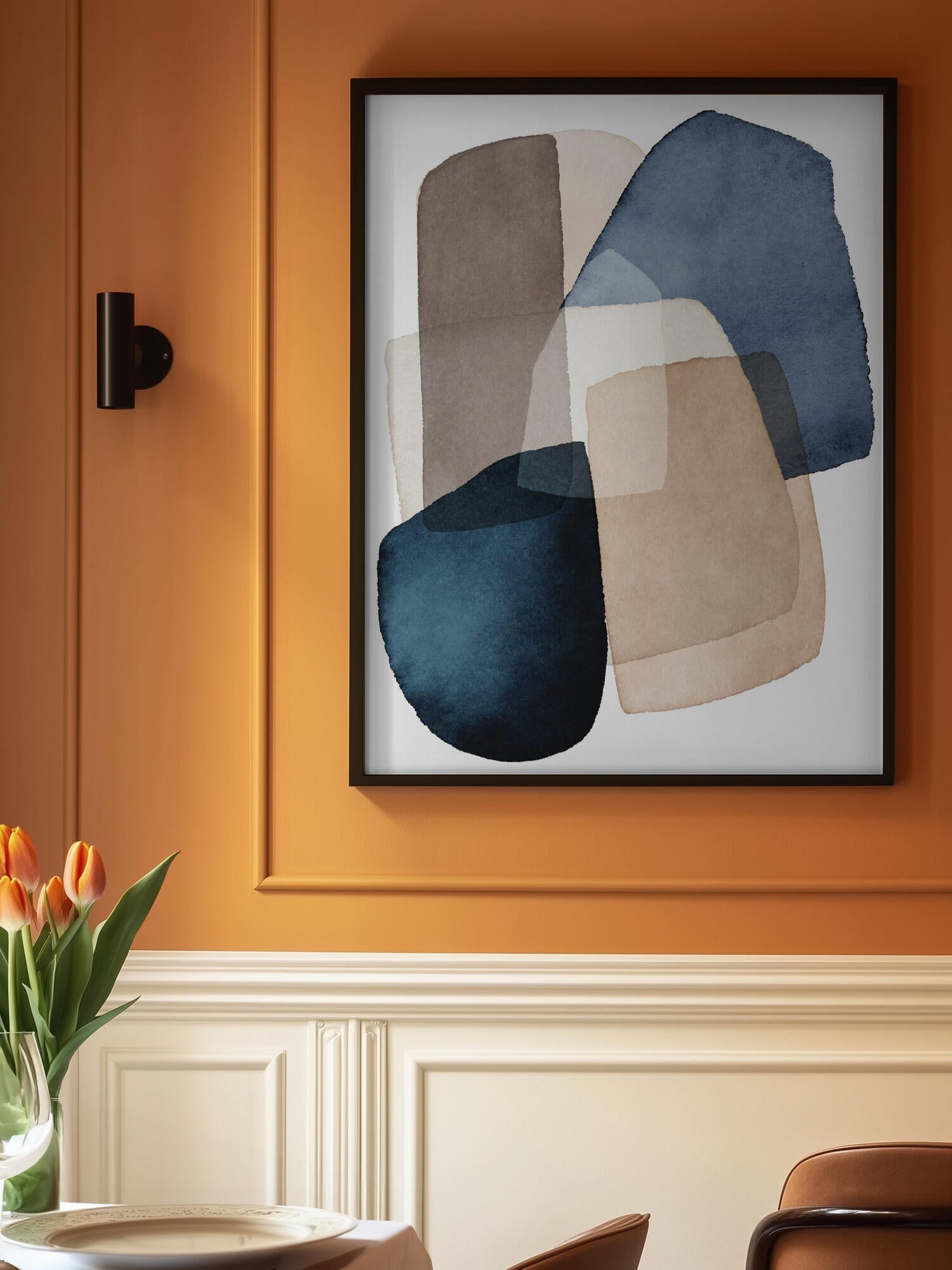 Blue Brown Blocks