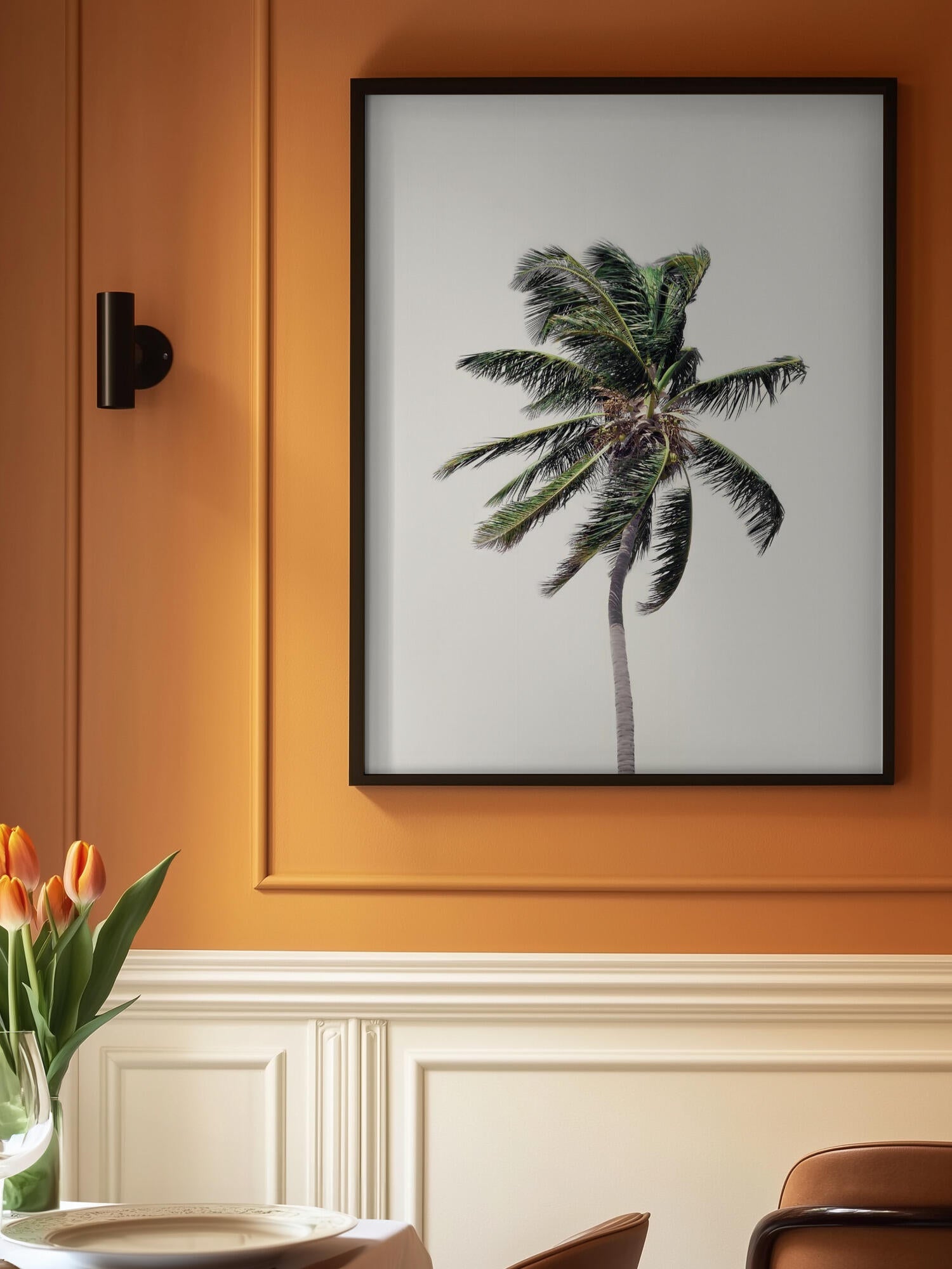 Windy Palm Tree