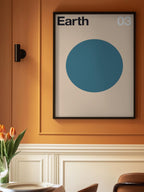 Minimalist Blue Planet