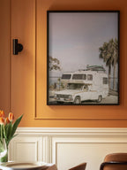 Vintage Camper Parked