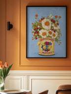 Flowers In a Vintage Tea Can