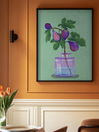 Figs Branch In Vase