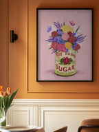 Flowers In a vintage Can