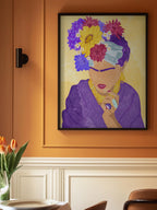 Frida and flowers