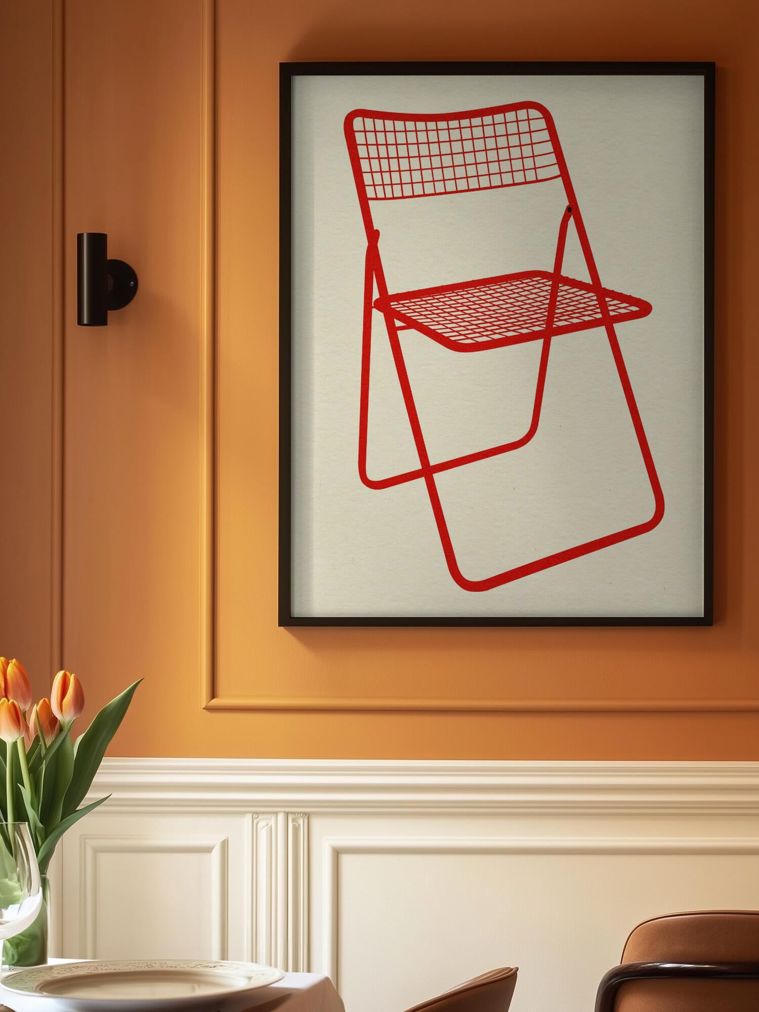 Ted Net Chair Red