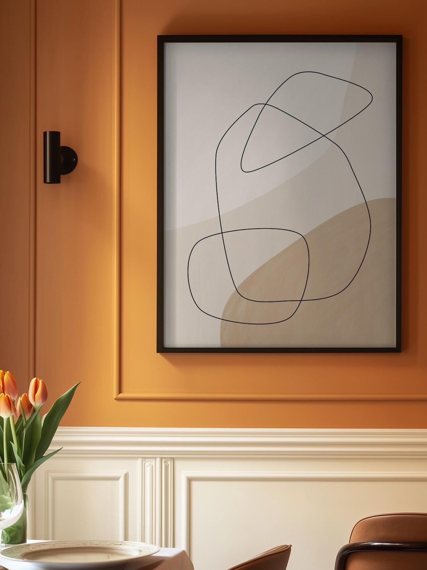 Abstract Organic Line