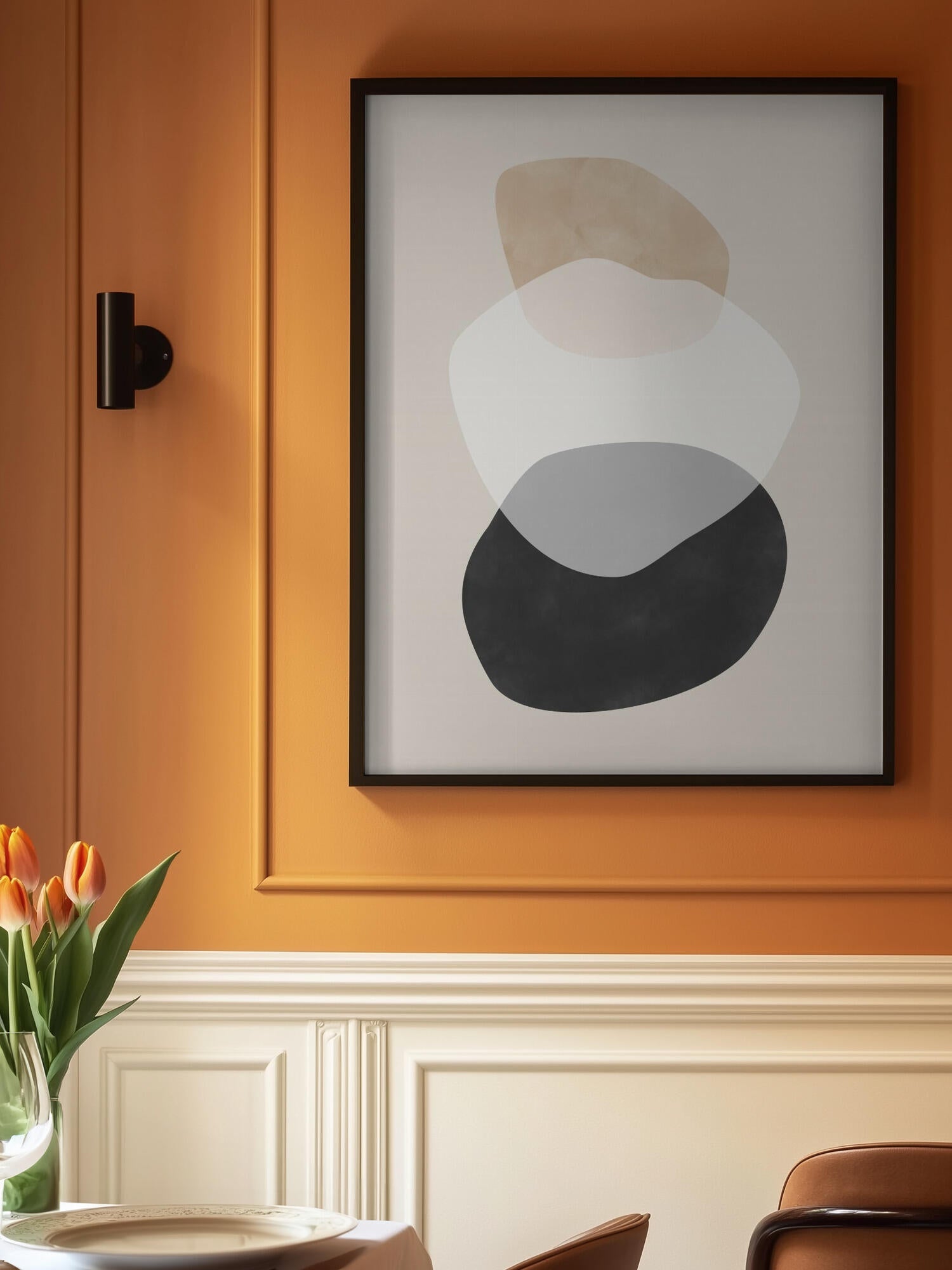 Stacked Organic Shapes