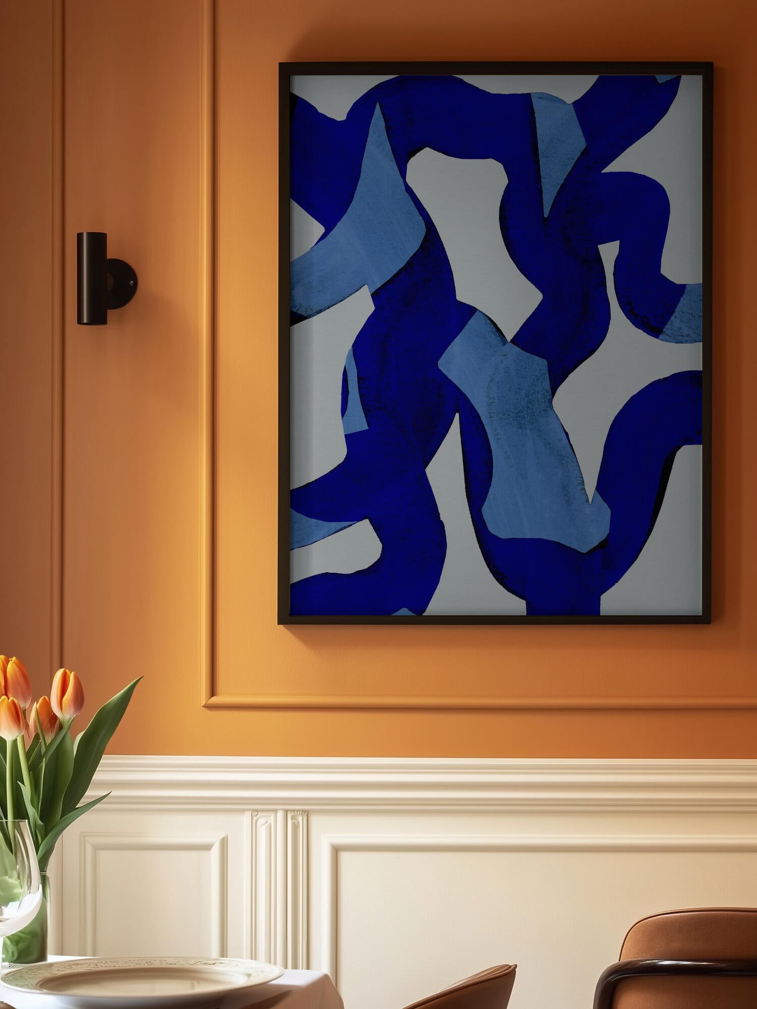 Abstract Brush Strokes 65X