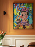 Frida and her parrots