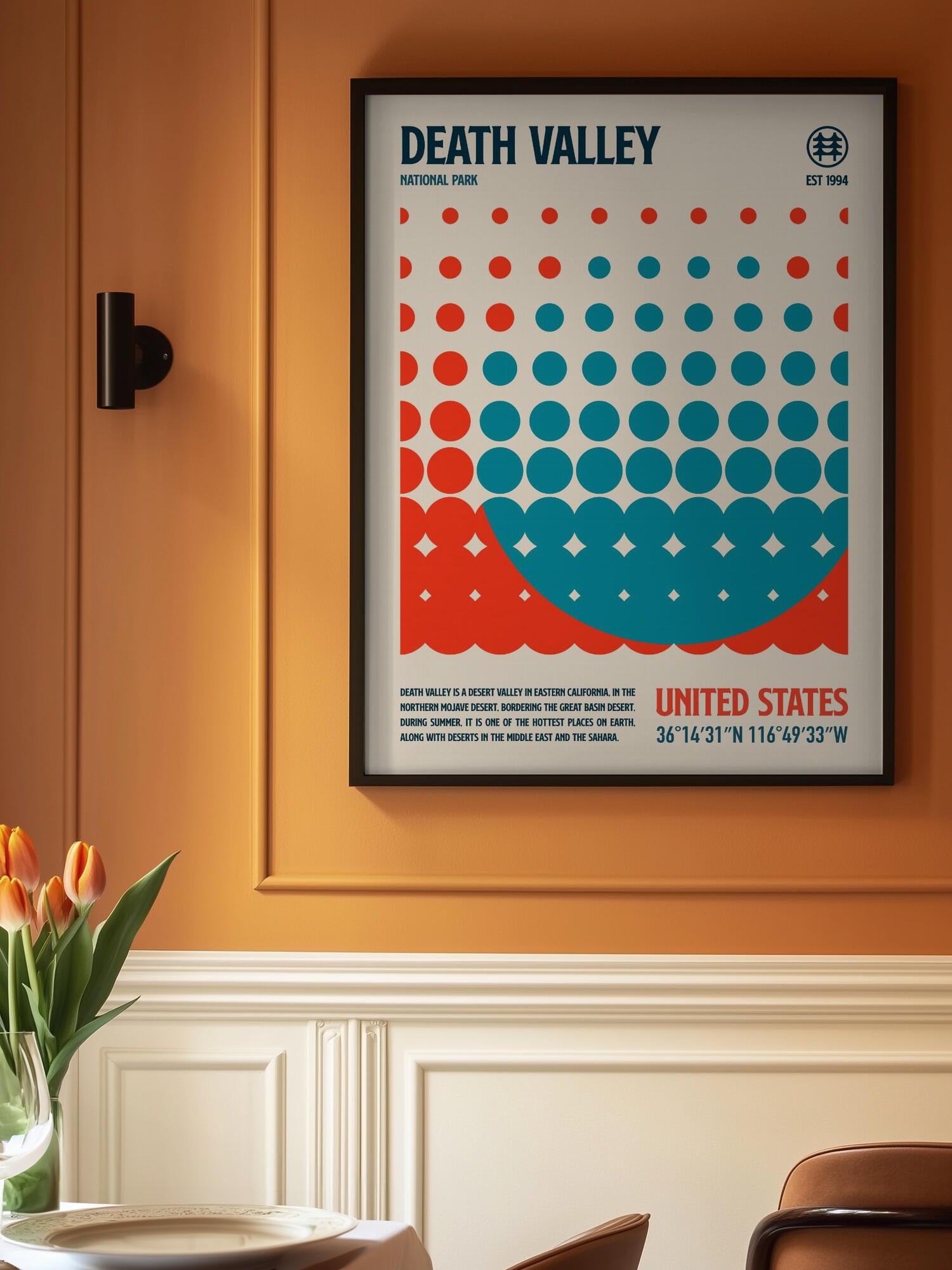 Death Valley National Park Travel Poster