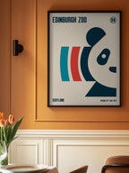 Edinburgh Zoo Travel Poster