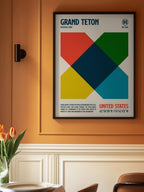 Grand Teton National Park Travel Poster