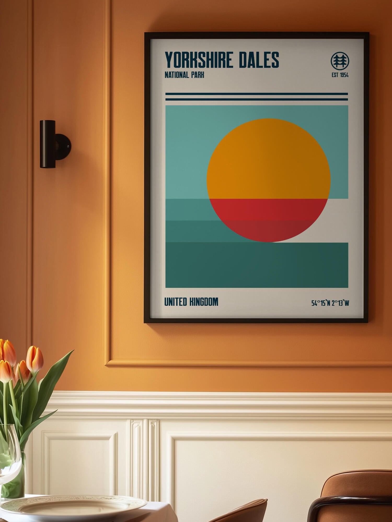 Yorkshire Dales National Park Travel Poster