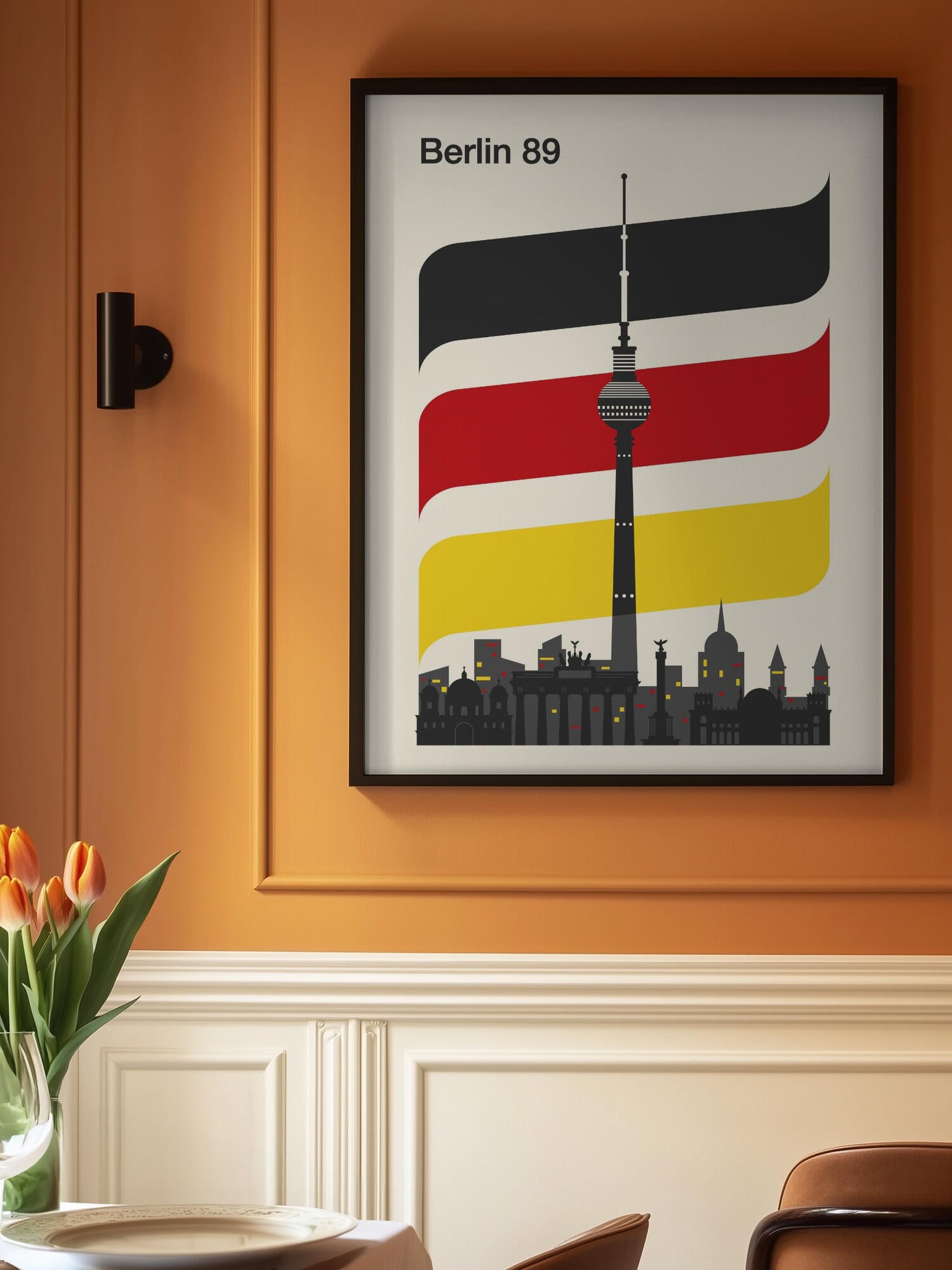 Berlin Retro Travel Print