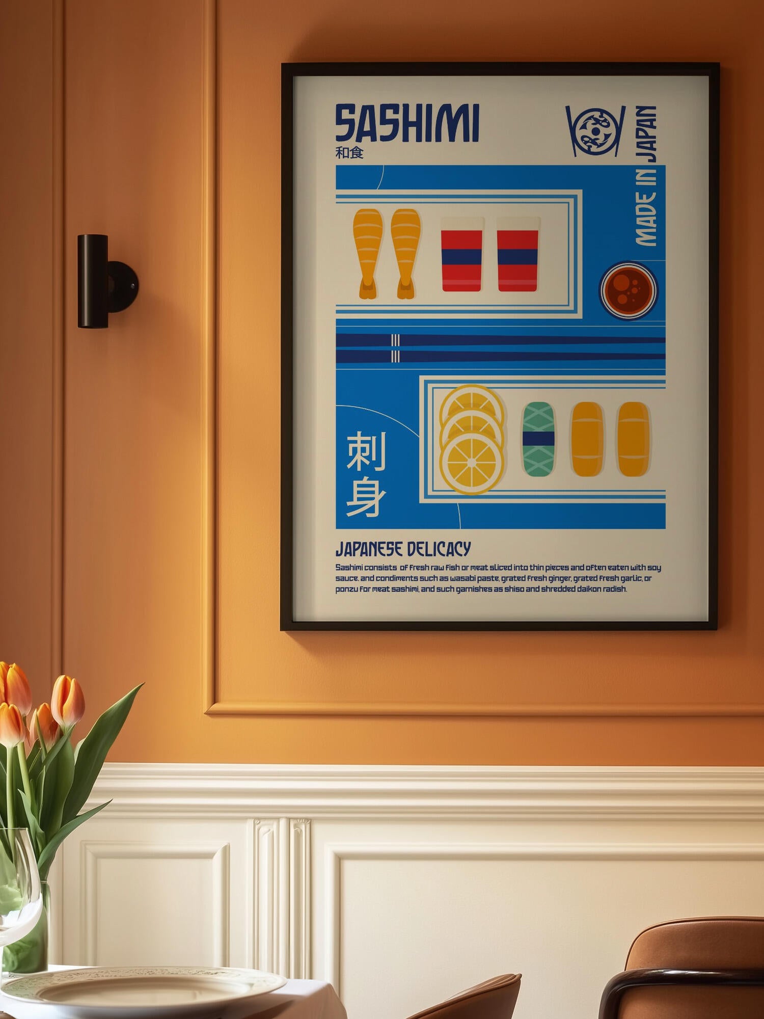 Sashimi Japanese Food Print