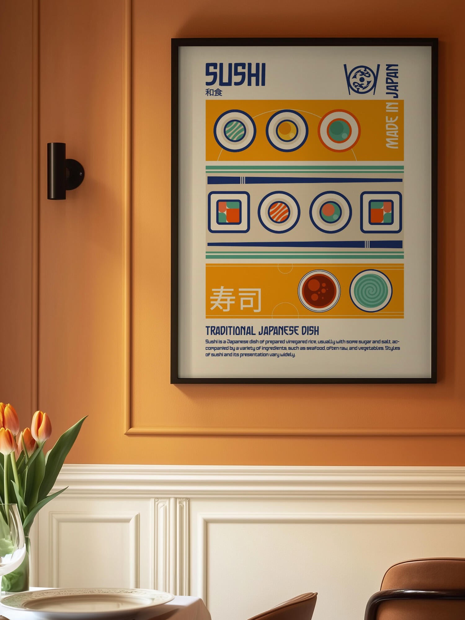 Sushi Japanese Food Print
