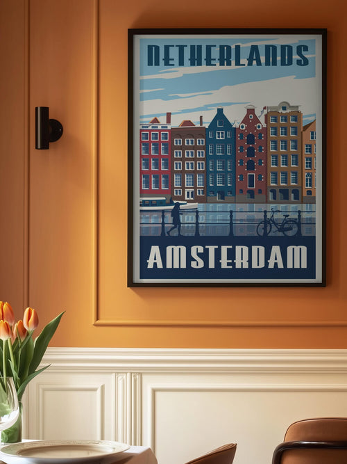 Amsterdam Travel Print