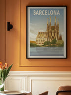 Barcelona Travel Print