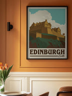 Edinburgh Castle Travel Print