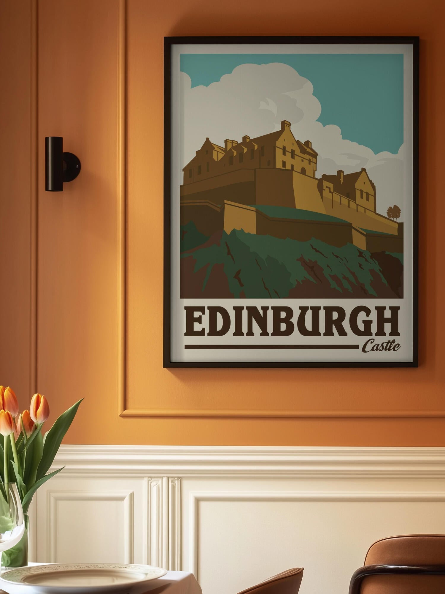 Edinburgh Castle Travel Print