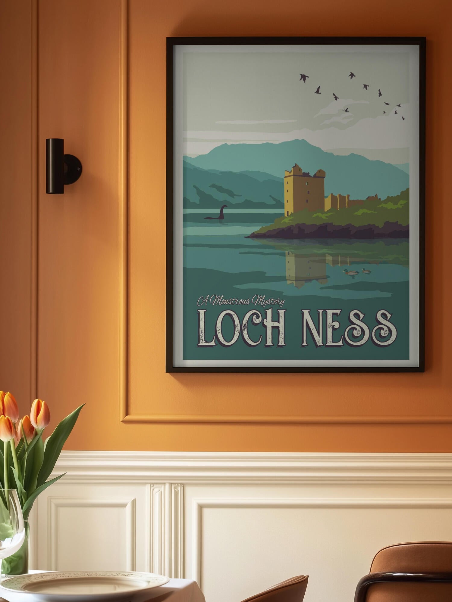 Loch Ness Travel Print