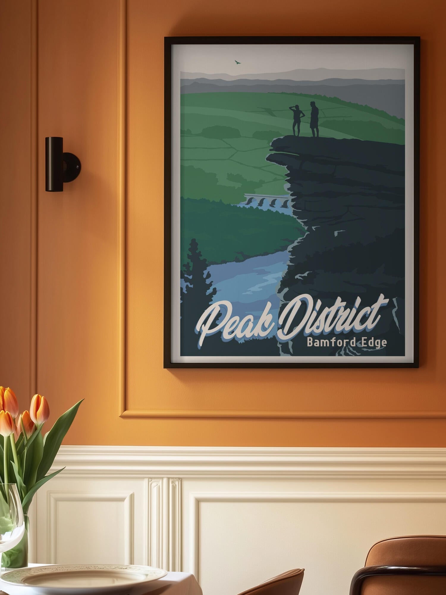 Peak District National Park Travel Print
