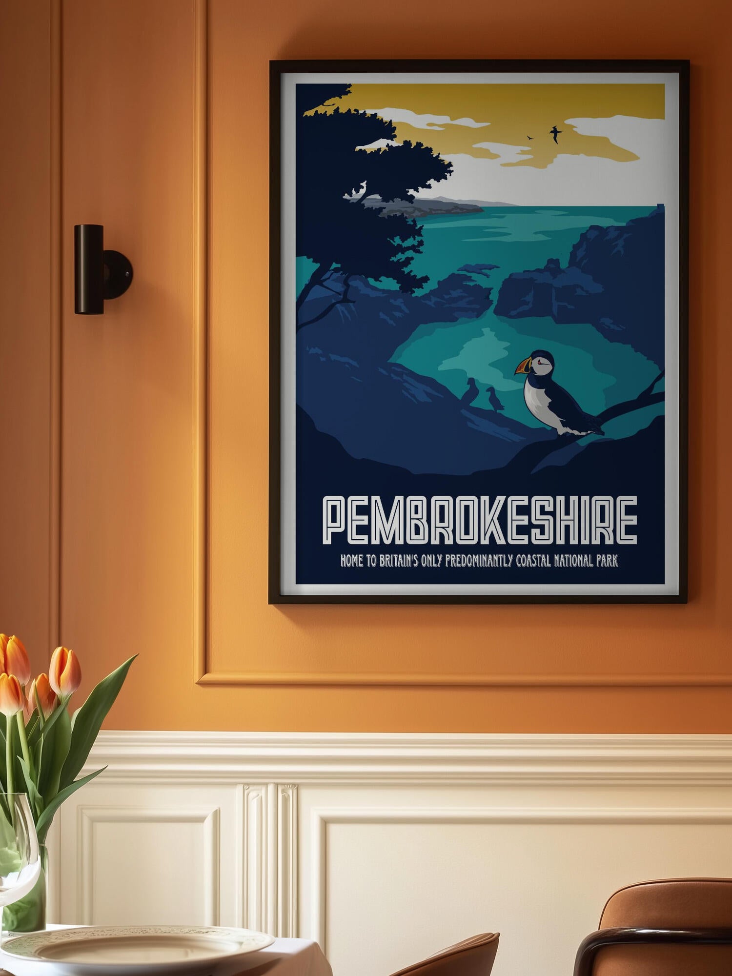 Pembrokeshire Travel Print