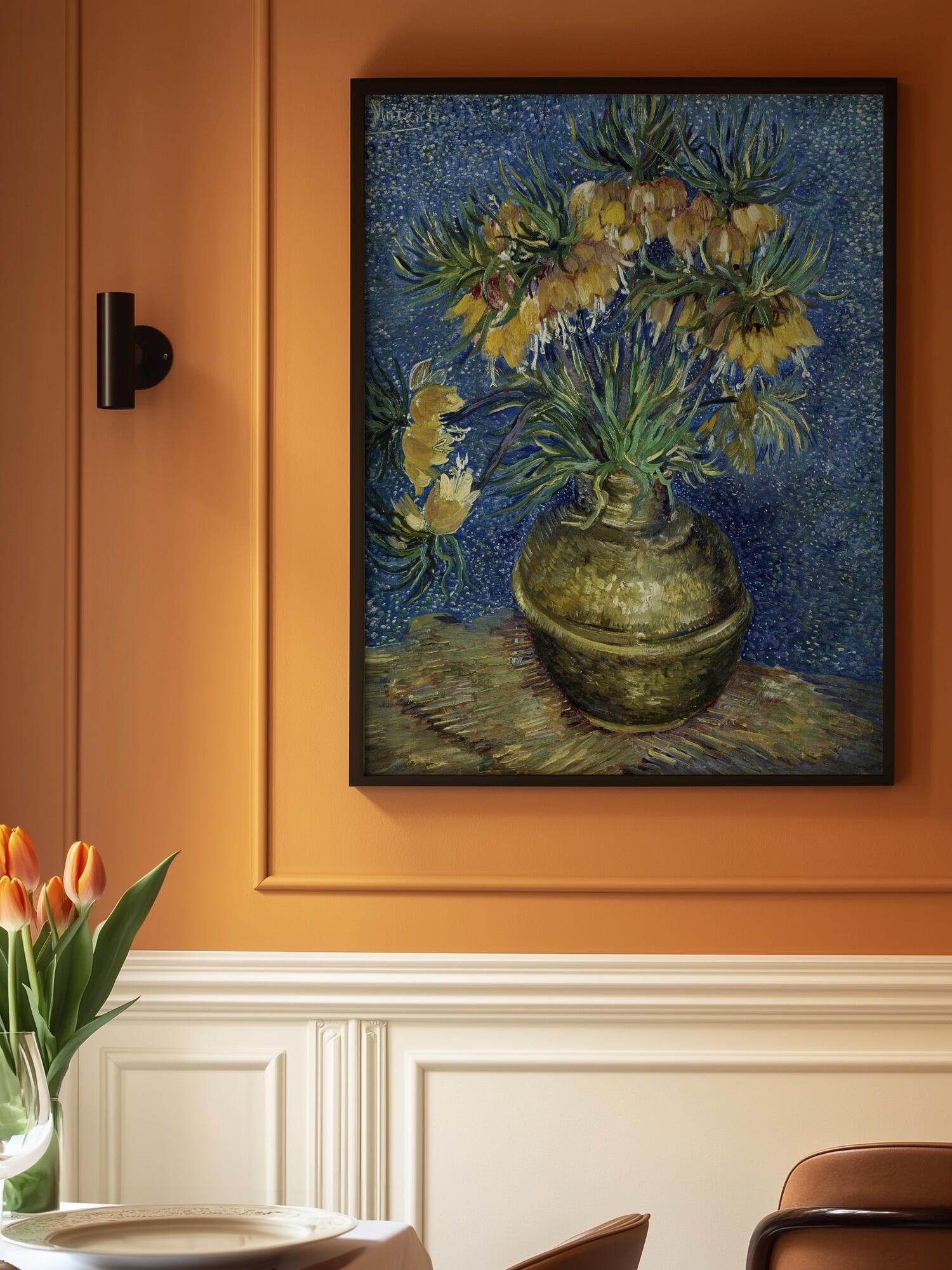Vincent Van Gogh's Imperial Fritillaries In a Copper Vase (1887)