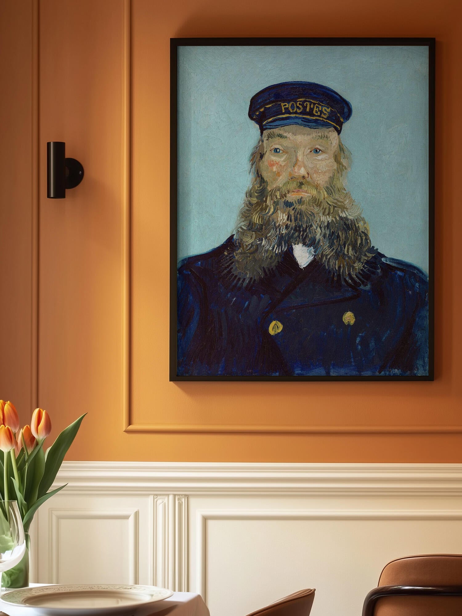 Vincent Van Gogh's Portrait of Postman Roulin (1888)