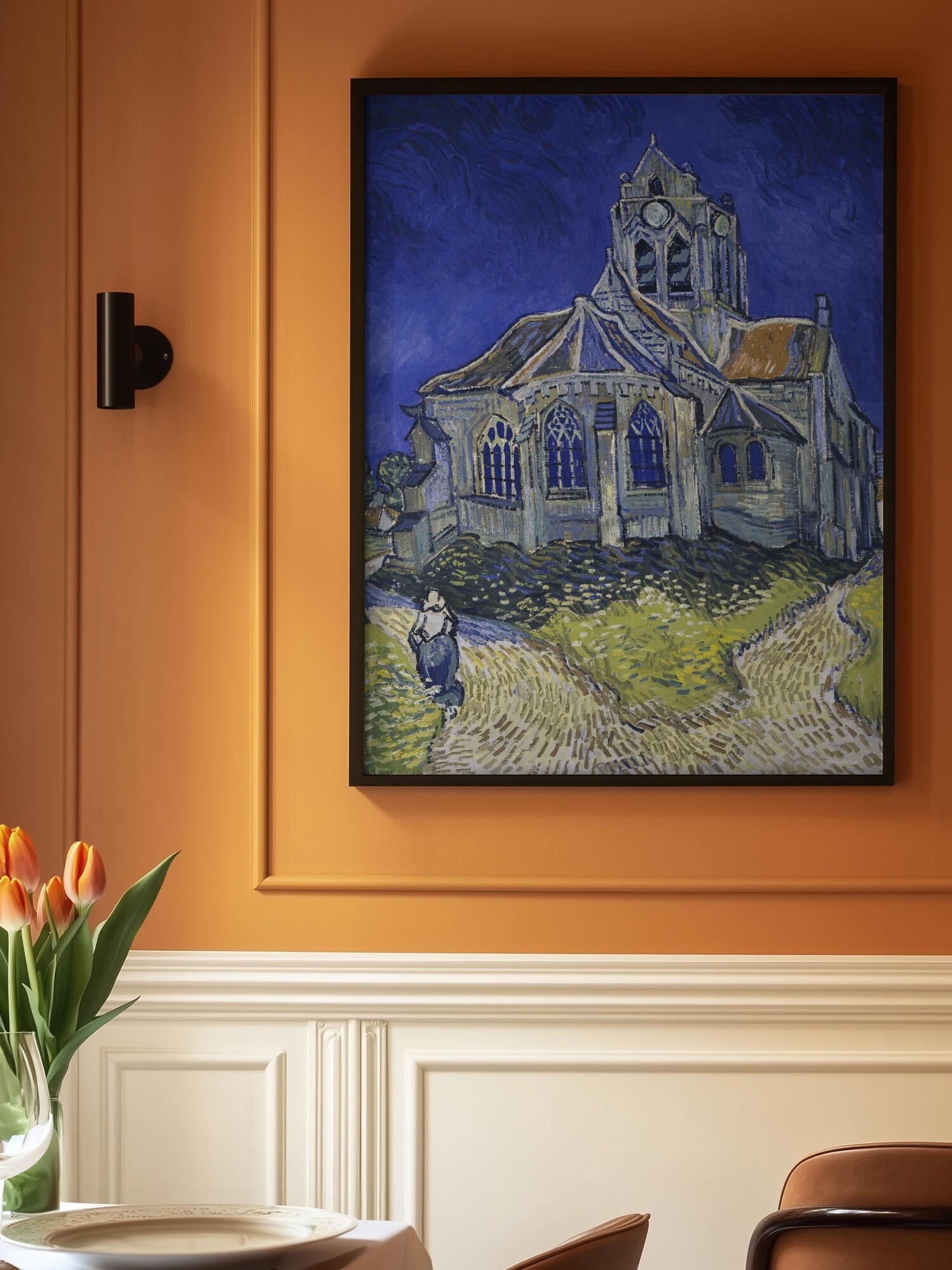 Vincent Van Gogh's the Church At Auvers (1890)