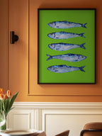 Sardines Lime Green