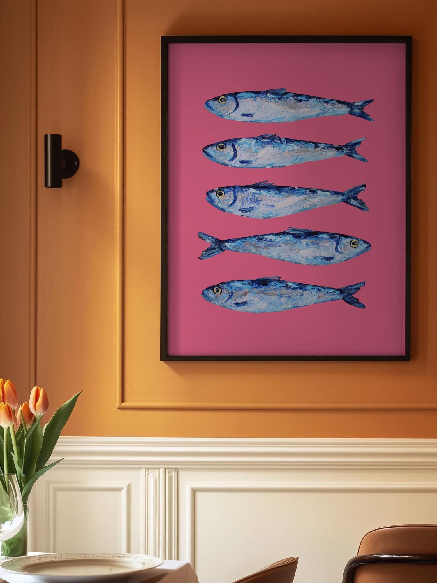 Sardines on Pink