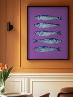 Sardines on Purple