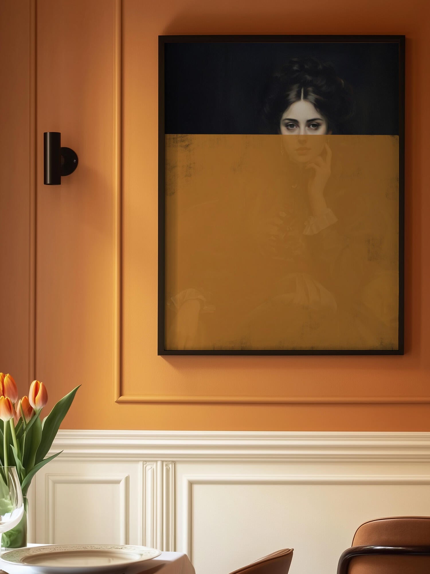 Altered Portrait of Woman