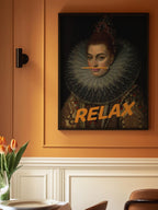 Relax Altered Oil Painting